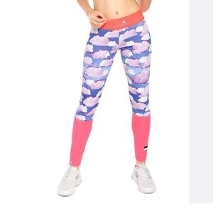 Addidas By Stella McCartney Tights/Leggings In Cloud Print